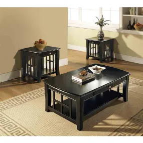 Cassidy - 3 Piece Table Set - Black