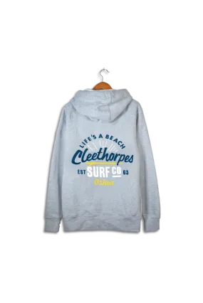 Cleethorpes Grey Overhead Hoody - LIFE'S A BEACH