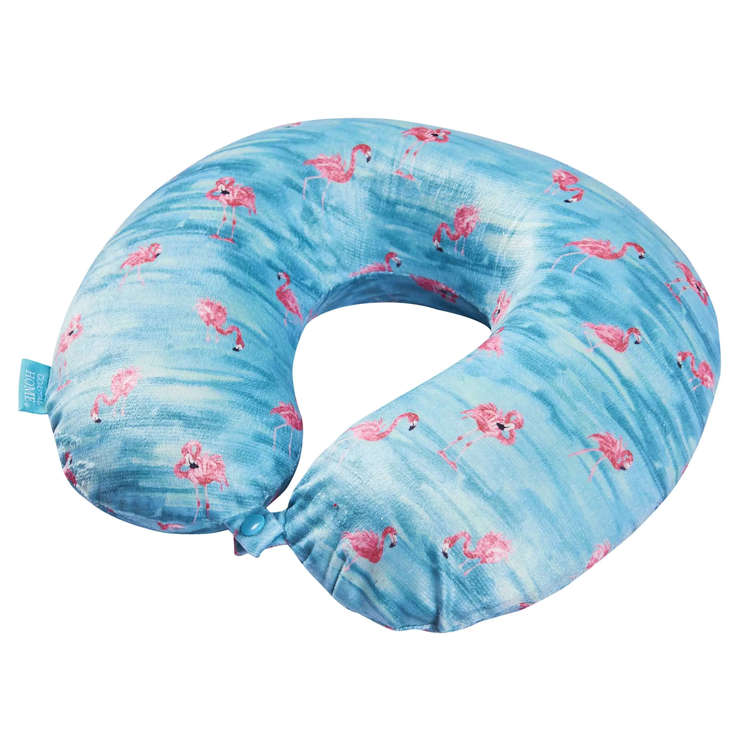 Coast Memory Foam Travel Neck Pillow - Flamingo