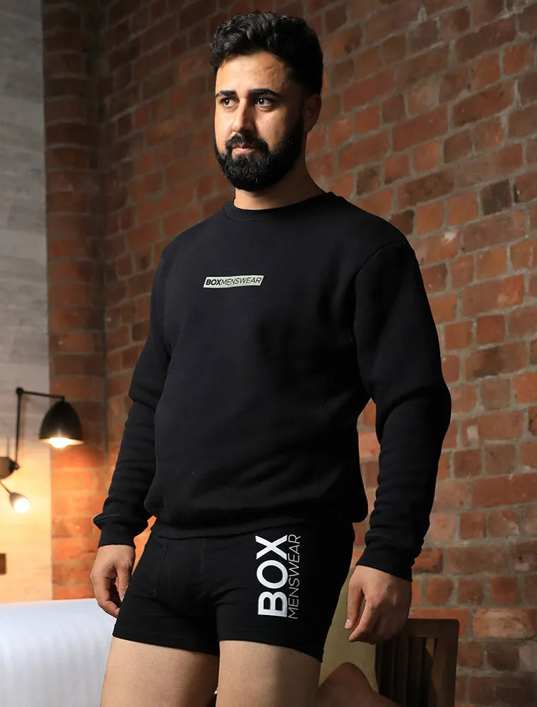 Comfort Fit: Crew Neck - Black