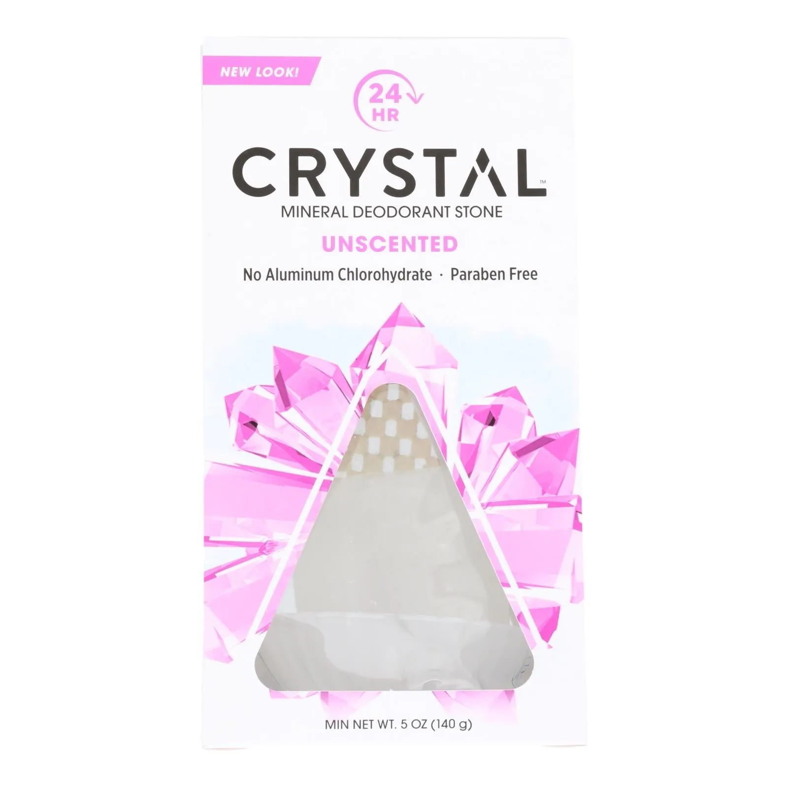 Crystal Mineral Deodorant Stone Unscented (5 Oz)