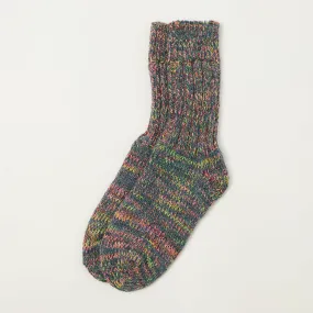 Heritage 9.1 Norwegian Granny Sock - Blue/Multi