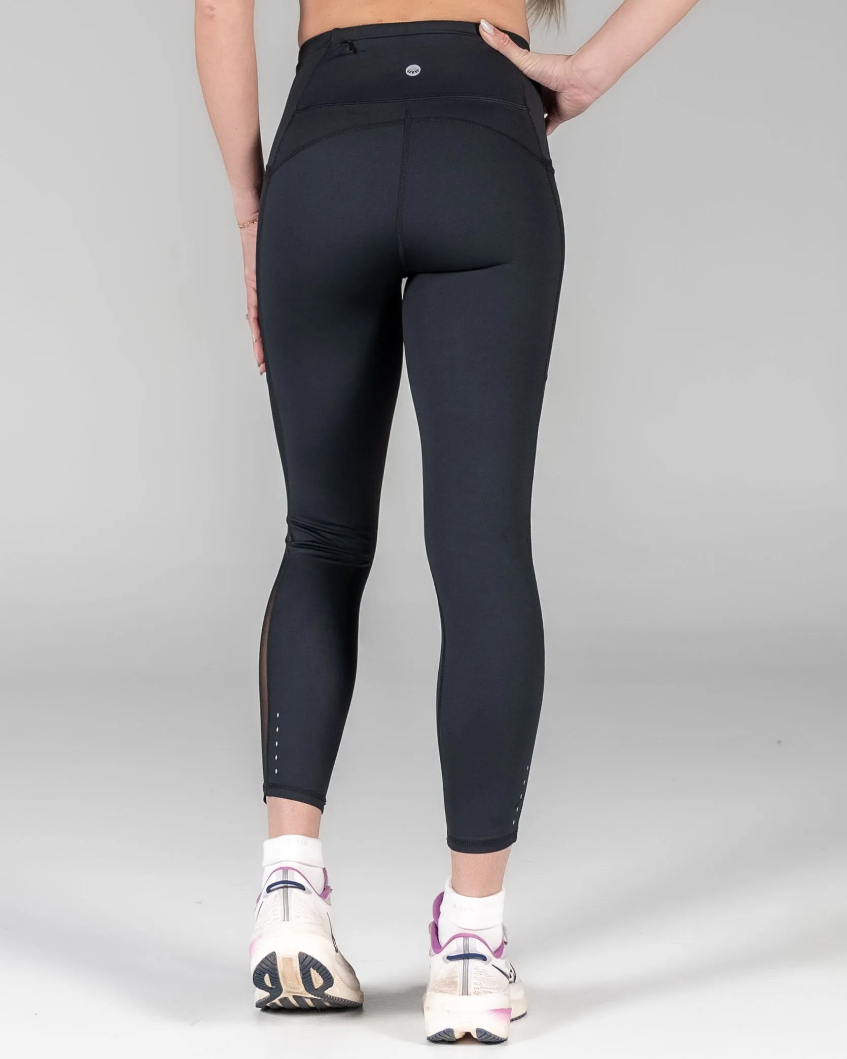 Lux Ultra Mesh 7/8 Leggings - Black