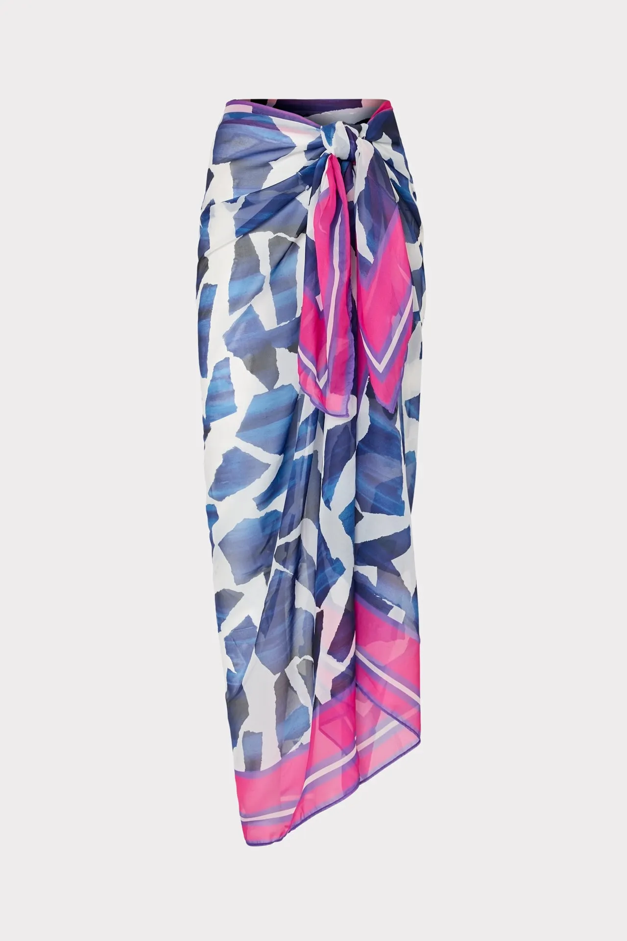 Ocean Puzzle Chiffon Sarong